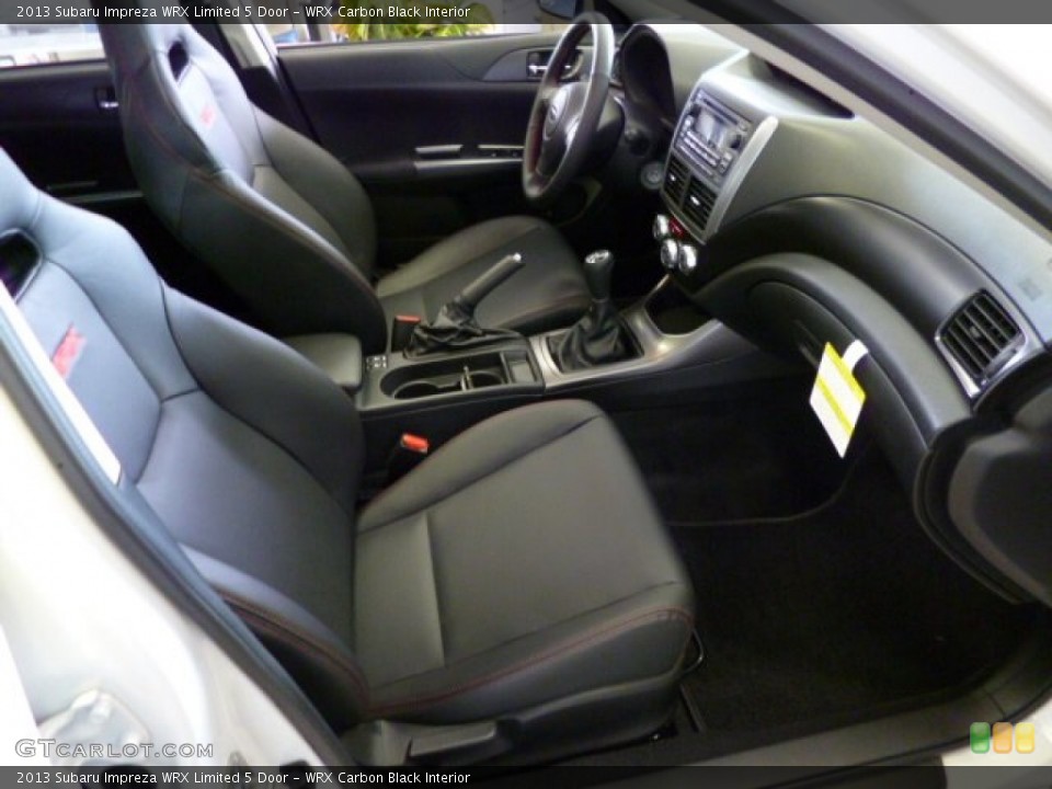 WRX Carbon Black Interior Front Seat for the 2013 Subaru Impreza WRX Limited 5 Door #79172279