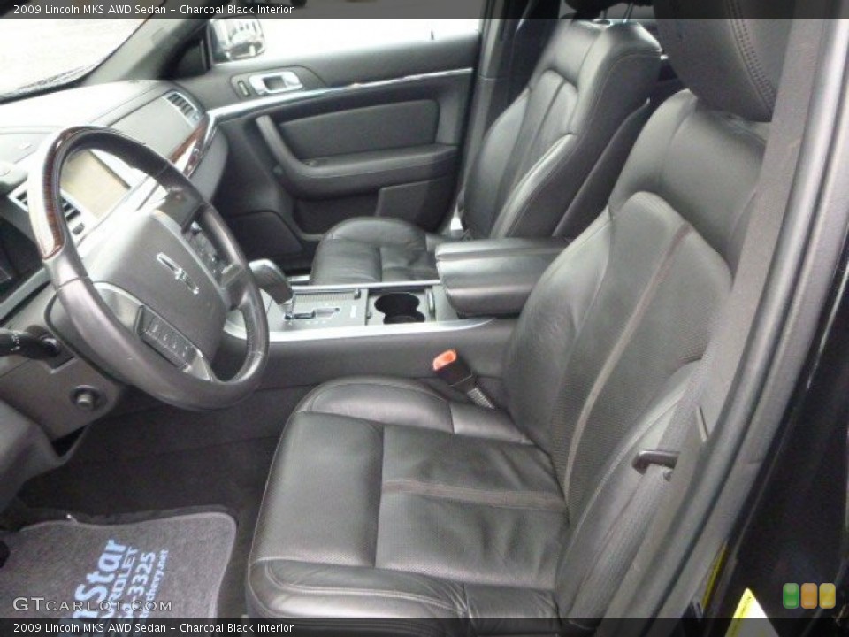 Charcoal Black Interior Photo for the 2009 Lincoln MKS AWD Sedan #79172342