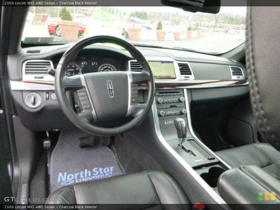Charcoal Black Interior Prime Interior for the 2009 Lincoln MKS AWD Sedan #79172372