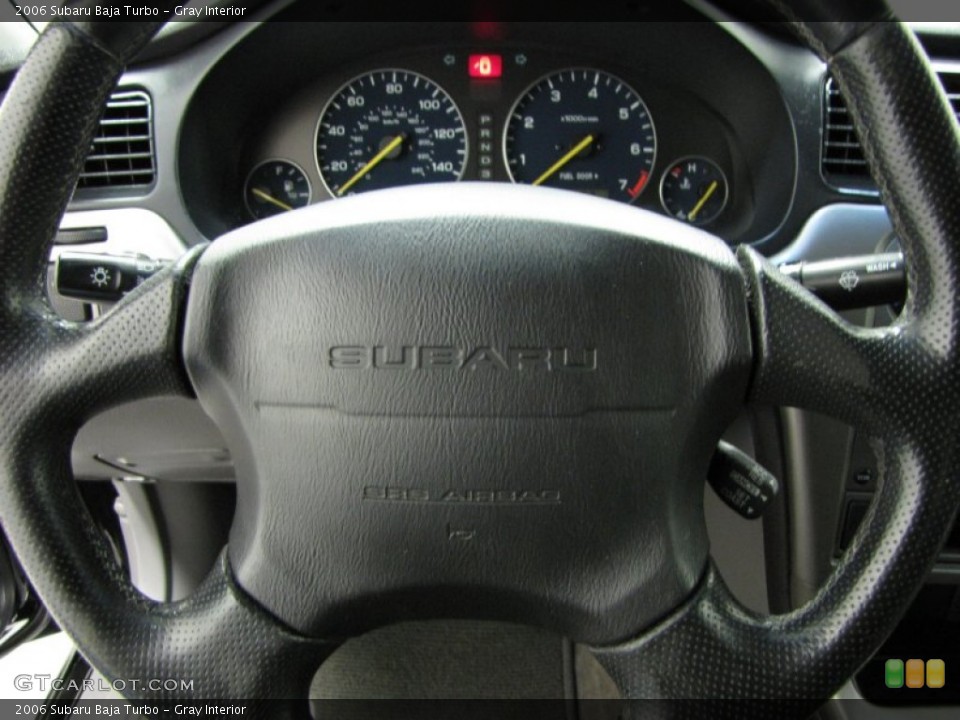 Gray Interior Steering Wheel for the 2006 Subaru Baja Turbo #79172623