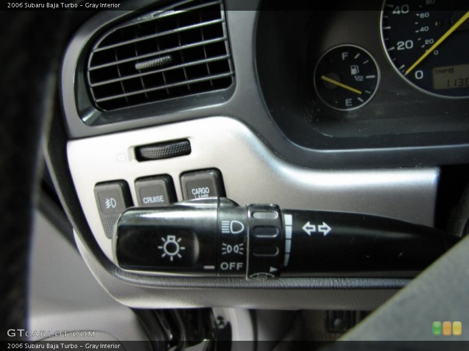 Gray Interior Controls for the 2006 Subaru Baja Turbo #79172641