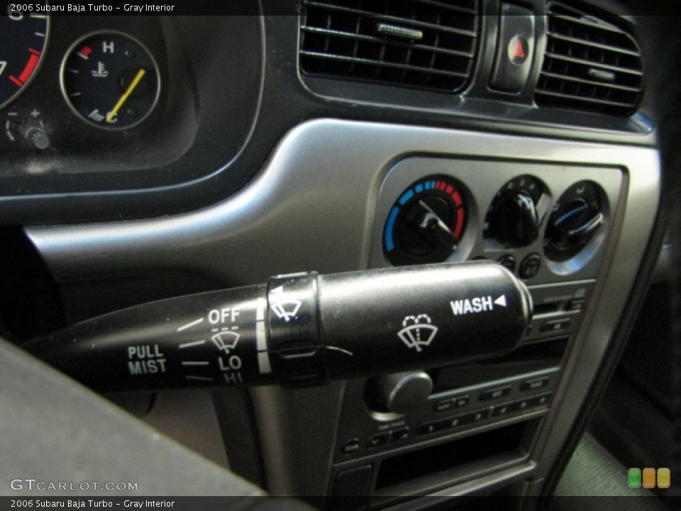 Gray Interior Controls for the 2006 Subaru Baja Turbo #79172660