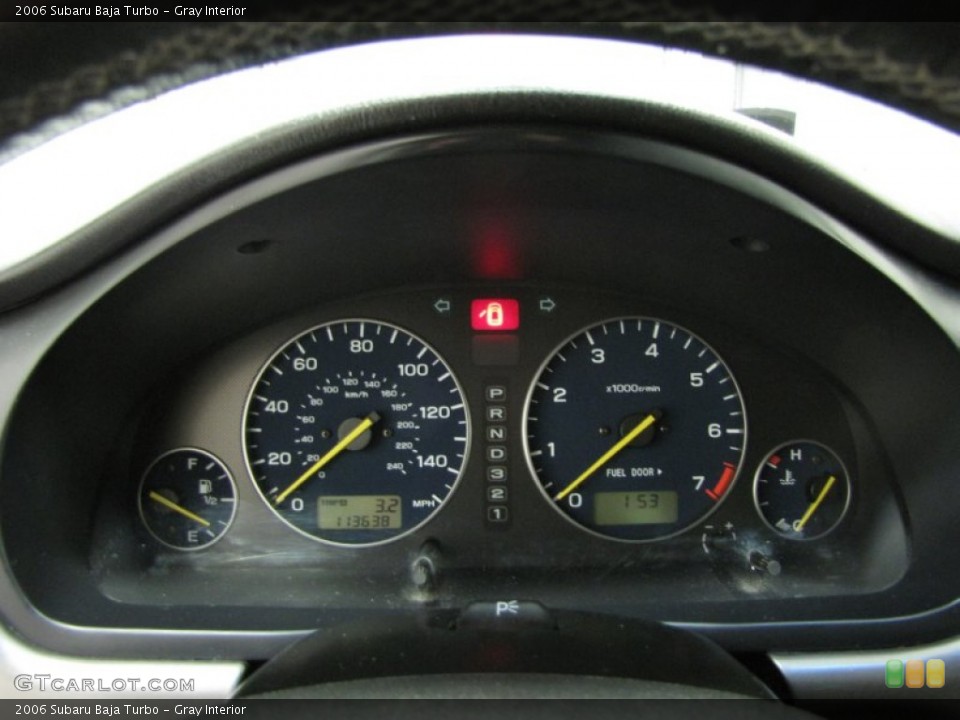 Gray Interior Gauges for the 2006 Subaru Baja Turbo #79172694