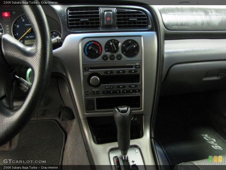 Gray Interior Controls for the 2006 Subaru Baja Turbo #79172756
