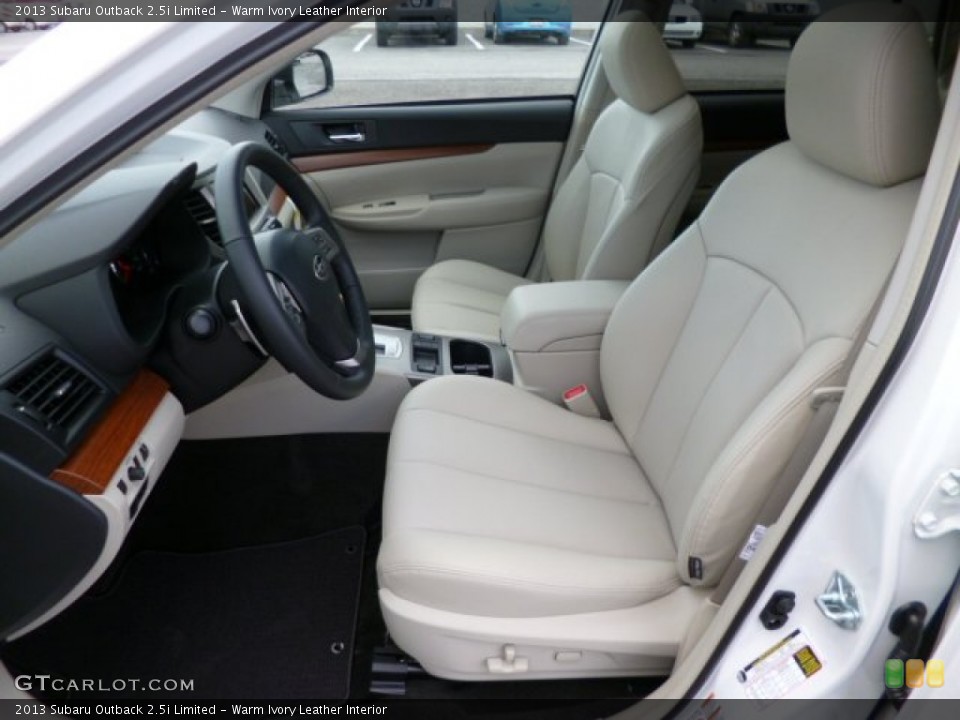 Warm Ivory Leather Interior Front Seat for the 2013 Subaru Outback 2.5i Limited #79173000