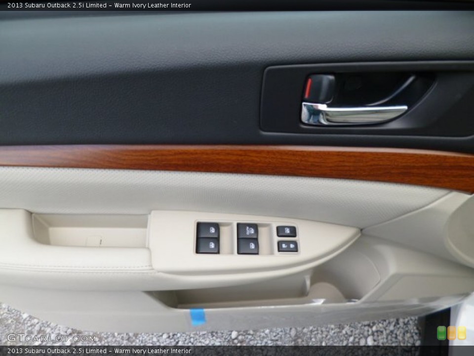 Warm Ivory Leather Interior Door Panel for the 2013 Subaru Outback 2.5i Limited #79173032