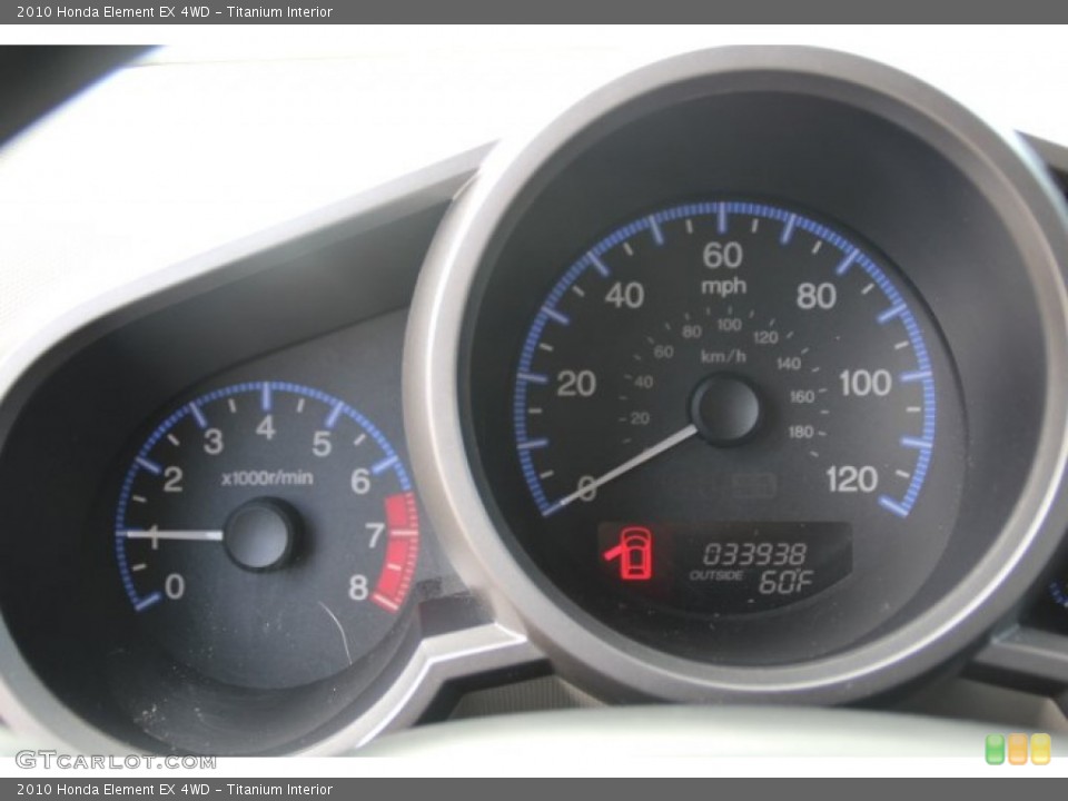 Titanium Interior Gauges for the 2010 Honda Element EX 4WD #79173332