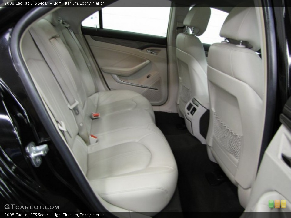 Light Titanium/Ebony Interior Rear Seat for the 2008 Cadillac CTS Sedan #79173587
