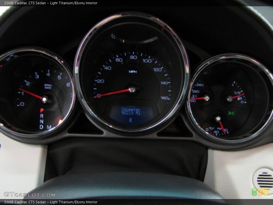Light Titanium/Ebony Interior Gauges for the 2008 Cadillac CTS Sedan #79173794