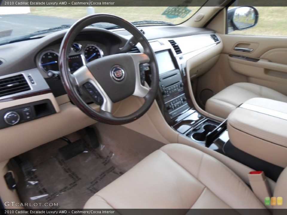 Cashmere/Cocoa Interior Prime Interior for the 2010 Cadillac Escalade Luxury AWD #79174739