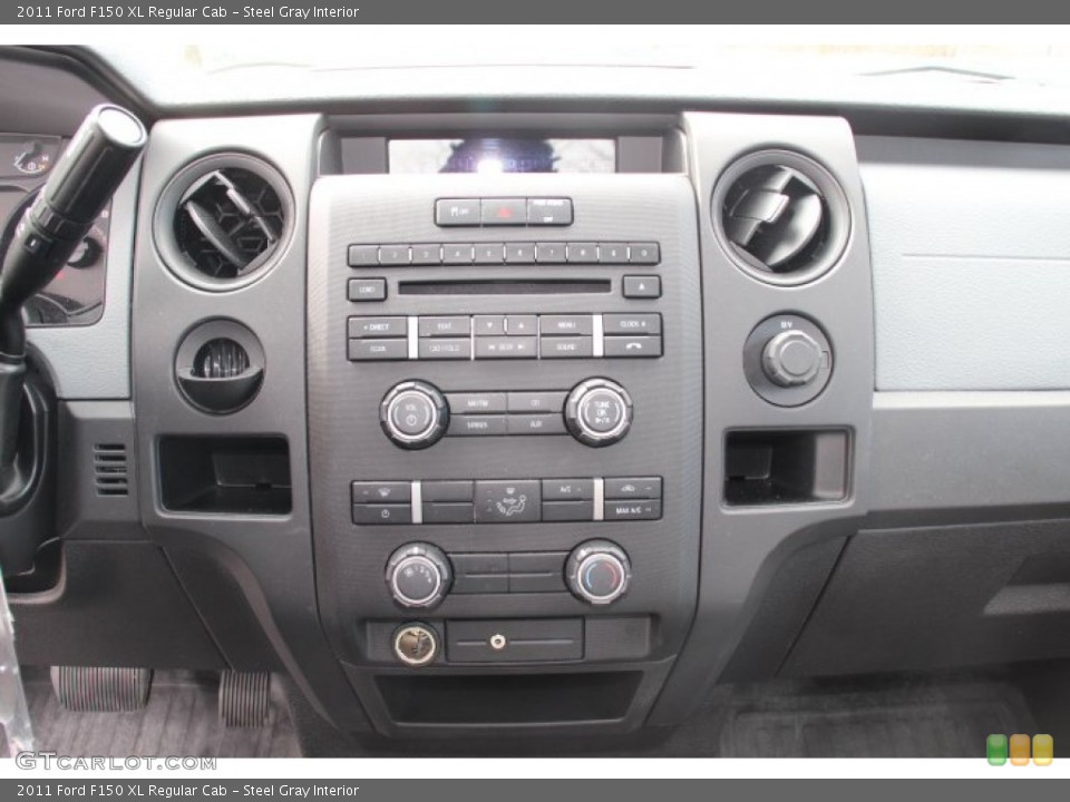 Steel Gray Interior Controls for the 2011 Ford F150 XL Regular Cab #79175122