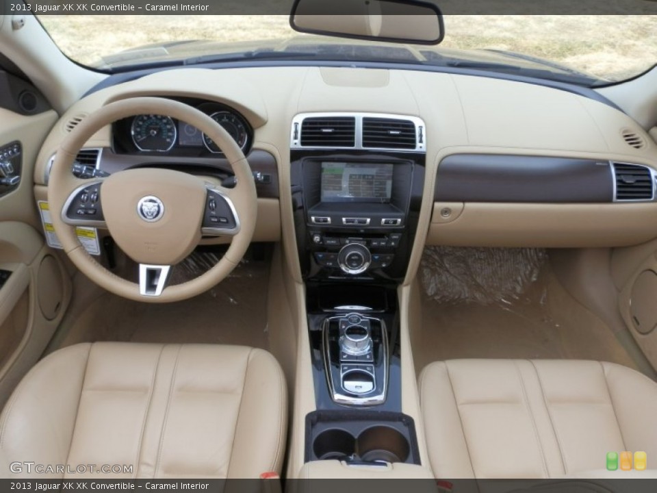 Caramel Interior Dashboard for the 2013 Jaguar XK XK Convertible #79175288