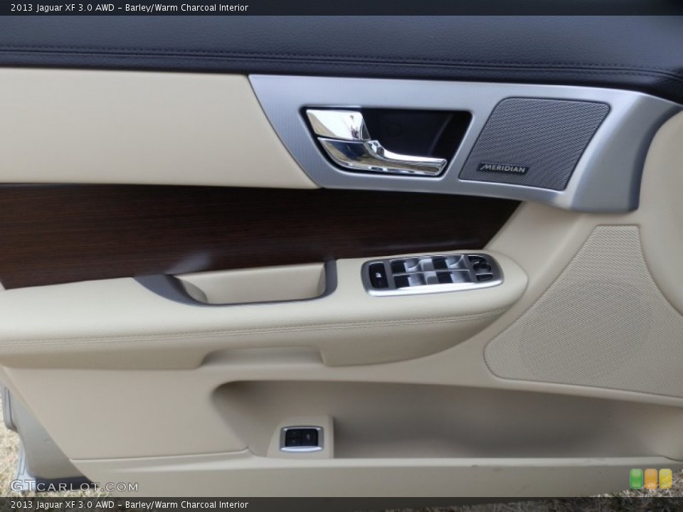 Barley/Warm Charcoal Interior Controls for the 2013 Jaguar XF 3.0 AWD #79175491