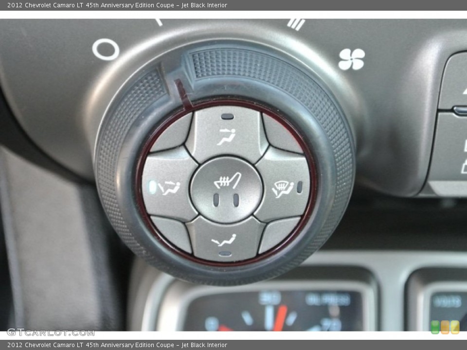 Jet Black Interior Controls for the 2012 Chevrolet Camaro LT 45th Anniversary Edition Coupe #79178044
