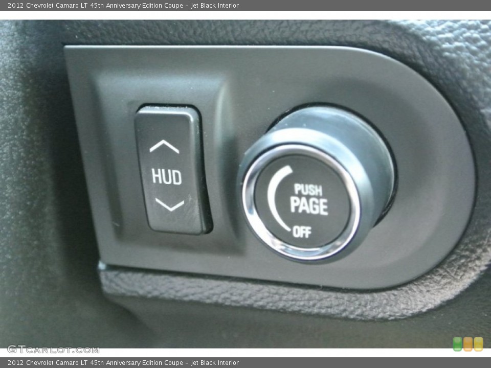 Jet Black Interior Controls for the 2012 Chevrolet Camaro LT 45th Anniversary Edition Coupe #79178091