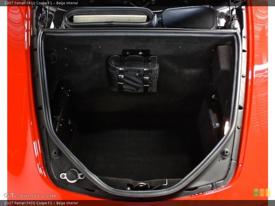 Beige Interior Trunk for the 2007 Ferrari F430 Coupe F1 #79180136