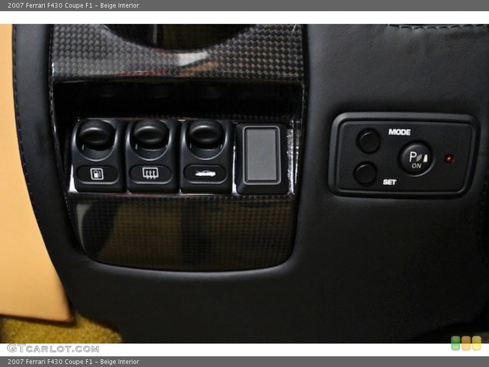 Beige Interior Controls for the 2007 Ferrari F430 Coupe F1 #79180466