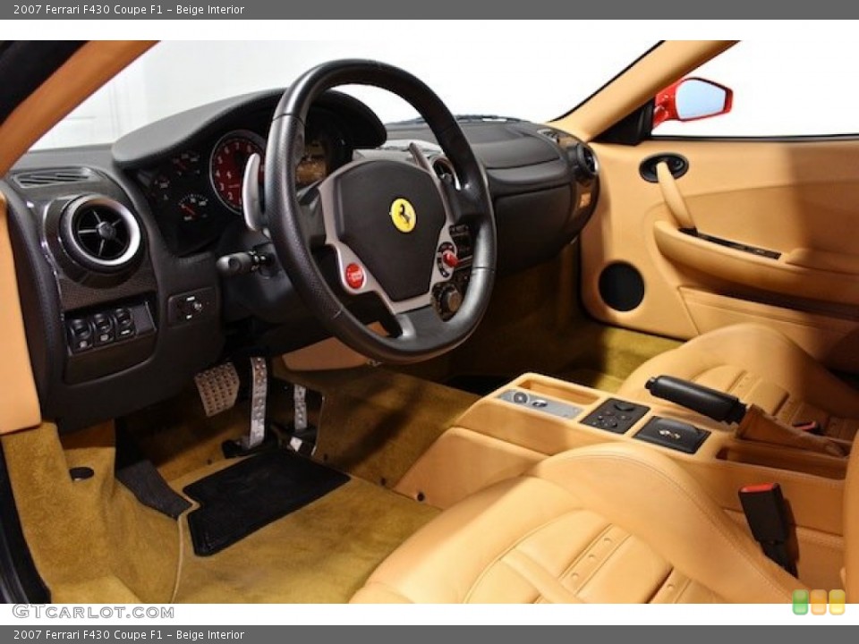 Beige Interior Dashboard for the 2007 Ferrari F430 Coupe F1 #79180481