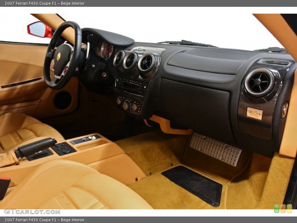 Beige Interior Dashboard for the 2007 Ferrari F430 Coupe F1 #79180492