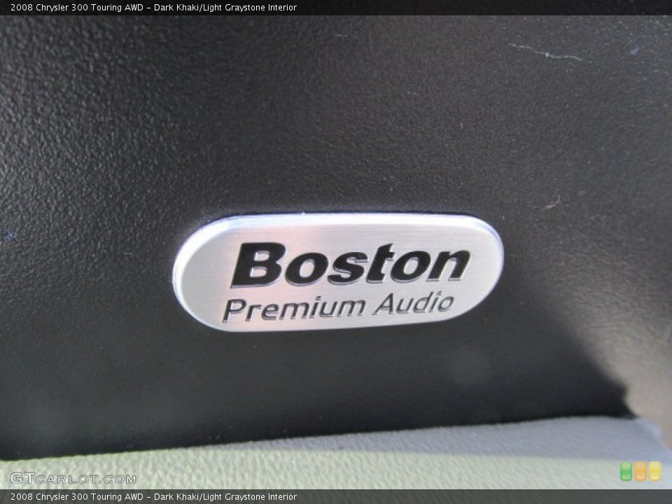 Dark Khaki/Light Graystone Interior Audio System for the 2008 Chrysler 300 Touring AWD #79183139