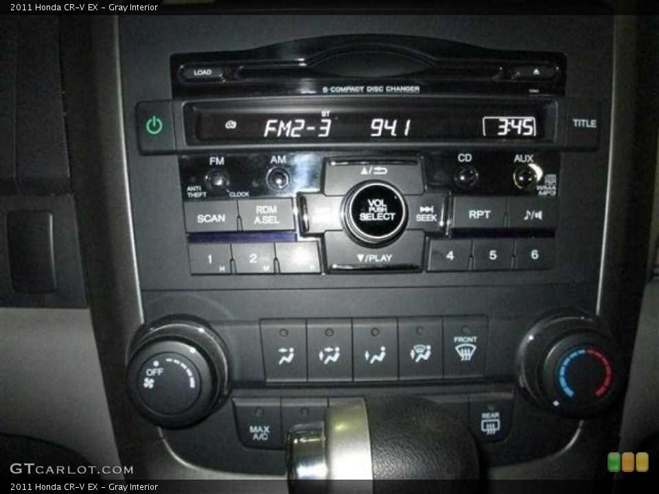 Gray Interior Controls for the 2011 Honda CR-V EX #79189616