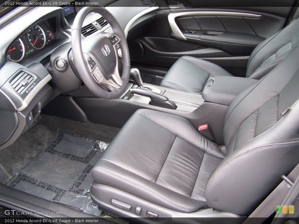 Black 2012 Honda Accord Interiors