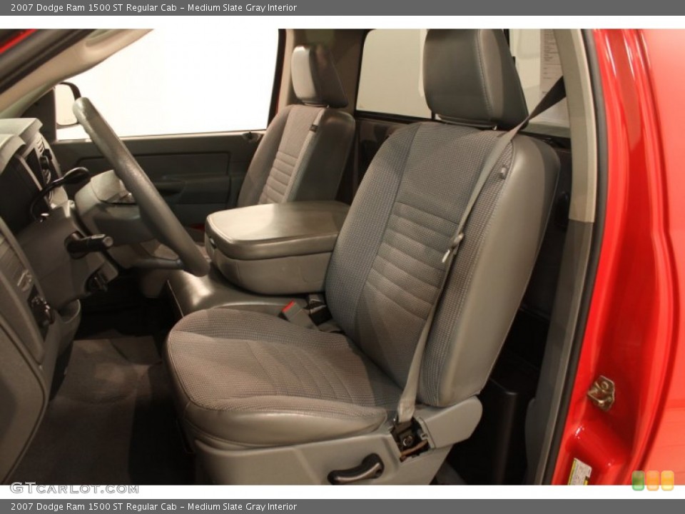 Medium Slate Gray Interior Front Seat for the 2007 Dodge Ram 1500 ST Regular Cab #79192745