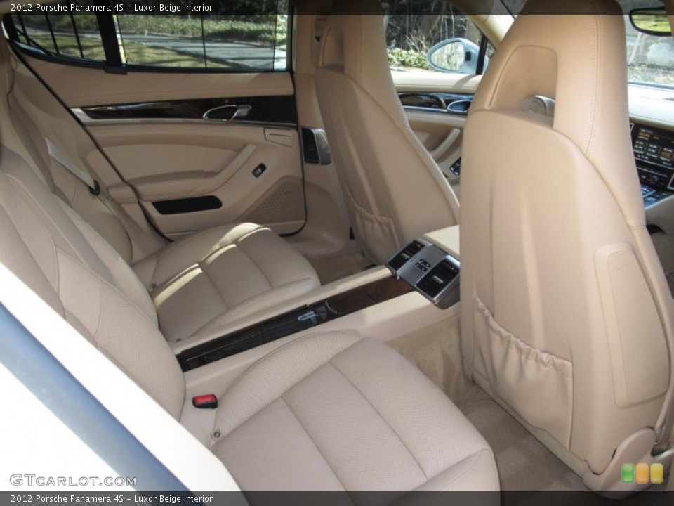 Luxor Beige Interior Rear Seat for the 2012 Porsche Panamera 4S #79193336