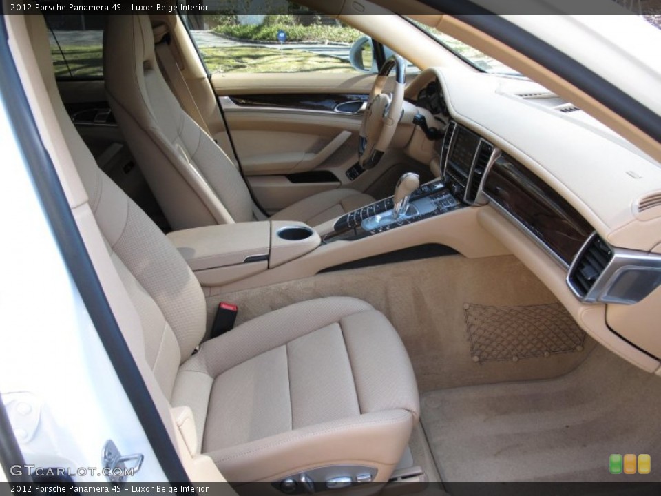 Luxor Beige Interior Front Seat for the 2012 Porsche Panamera 4S #79193364