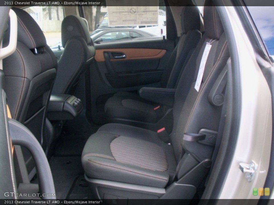 Ebony/Mojave Interior Rear Seat for the 2013 Chevrolet Traverse LT AWD #79194570