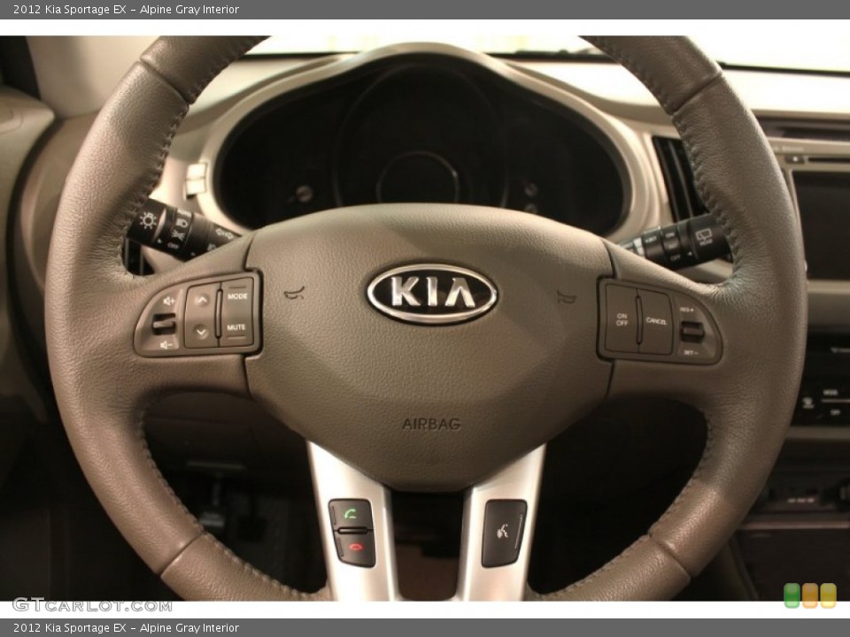 Alpine Gray Interior Steering Wheel for the 2012 Kia Sportage EX #79194581