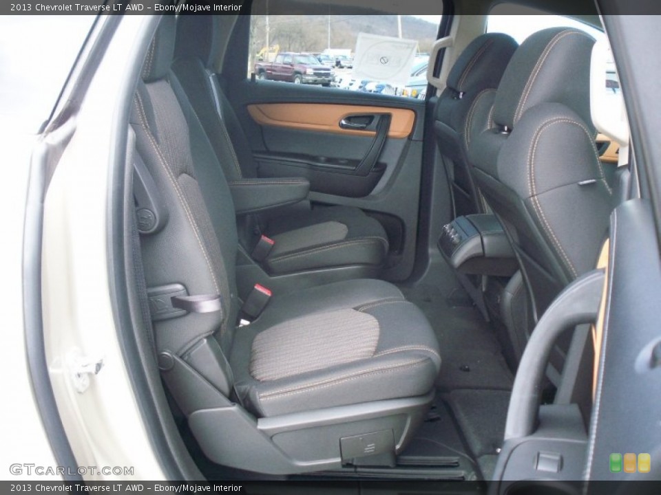 Ebony/Mojave Interior Rear Seat for the 2013 Chevrolet Traverse LT AWD #79194598