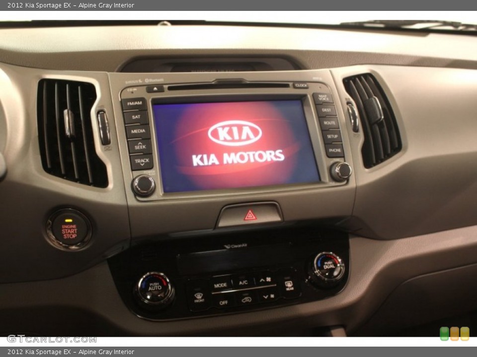 Alpine Gray Interior Controls for the 2012 Kia Sportage EX #79194607