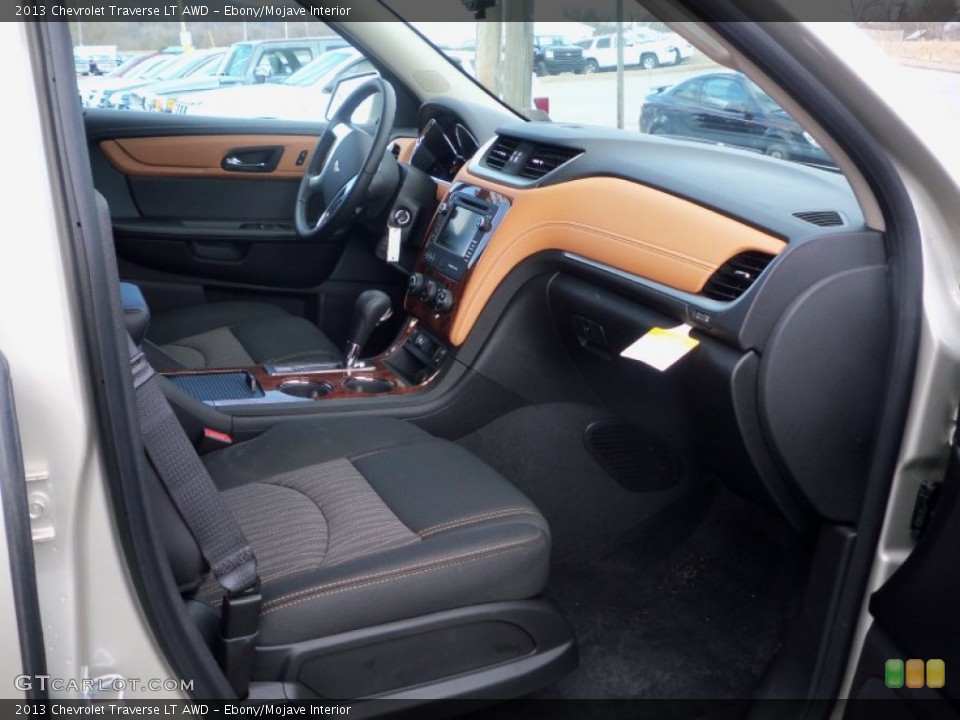 Ebony/Mojave Interior Dashboard for the 2013 Chevrolet Traverse LT AWD #79194646