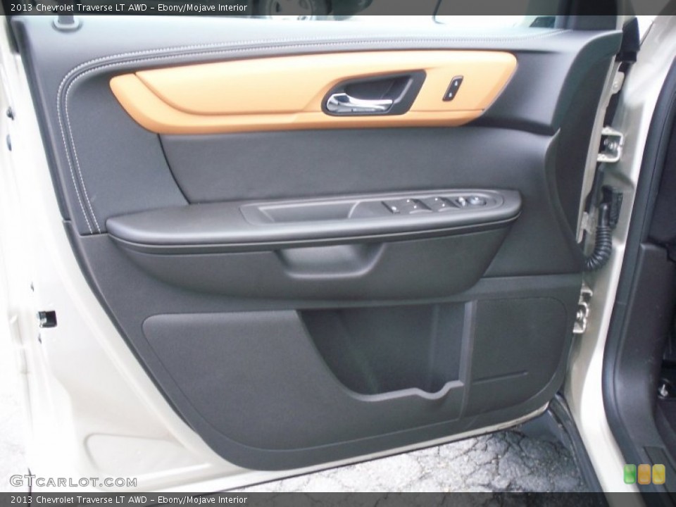 Ebony/Mojave Interior Door Panel for the 2013 Chevrolet Traverse LT AWD #79194666