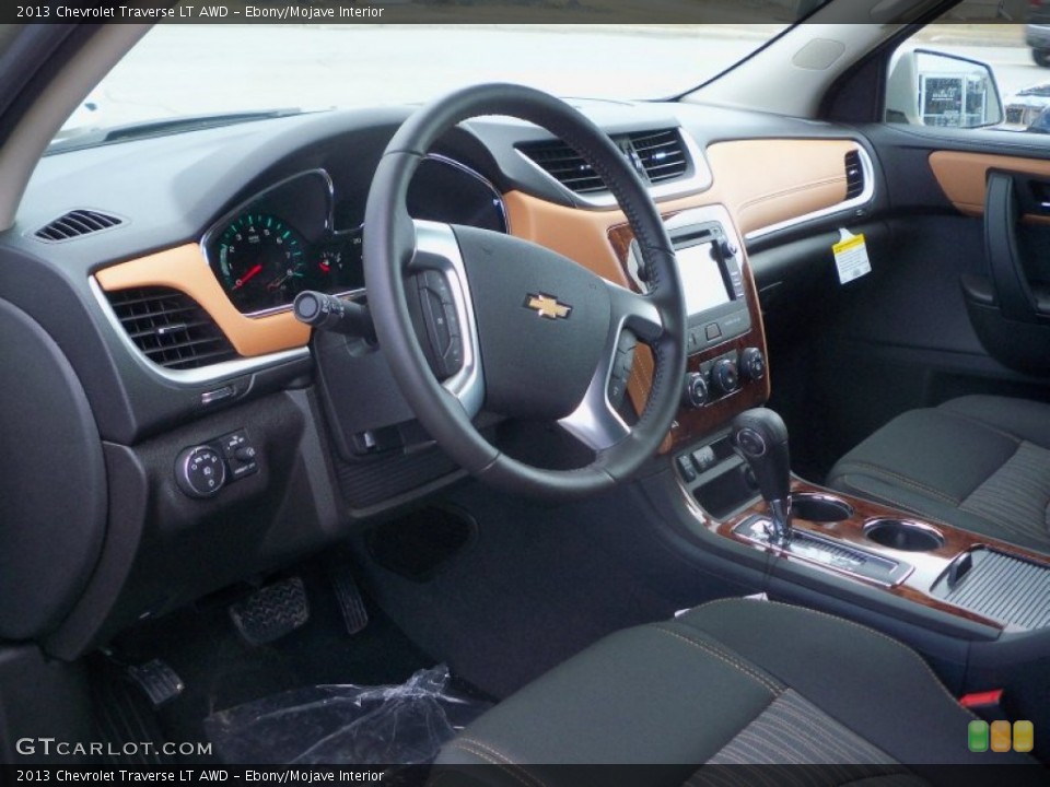 Ebony/Mojave Interior Dashboard for the 2013 Chevrolet Traverse LT AWD #79194698
