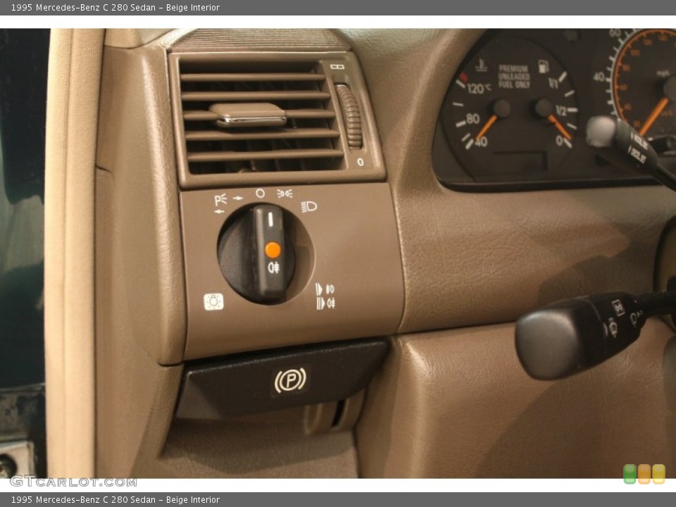 Beige Interior Controls for the 1995 Mercedes-Benz C 280 Sedan #79195220