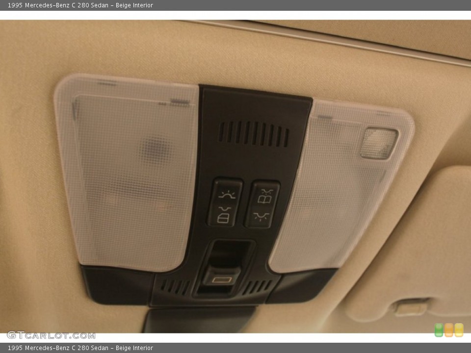 Beige Interior Controls for the 1995 Mercedes-Benz C 280 Sedan #79195286
