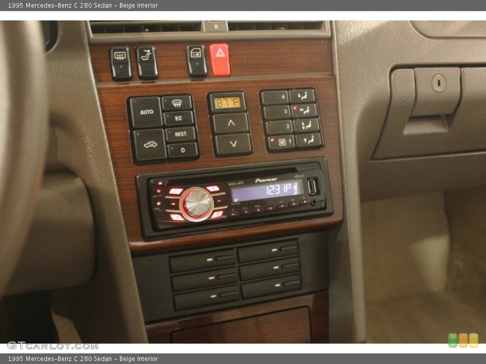 Beige Interior Controls for the 1995 Mercedes-Benz C 280 Sedan #79195301