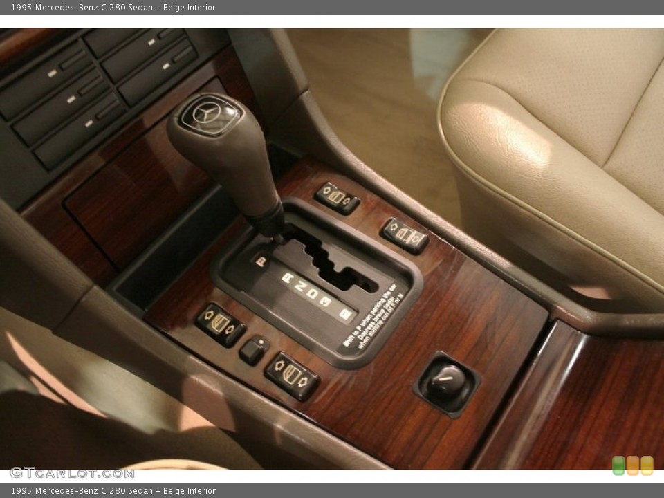 Beige Interior Transmission for the 1995 Mercedes-Benz C 280 Sedan #79195313