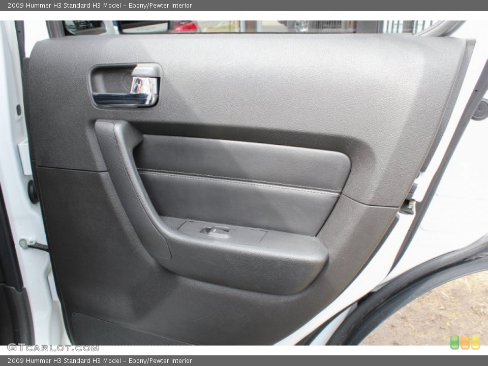 Ebony/Pewter Interior Door Panel for the 2009 Hummer H3  #79196078