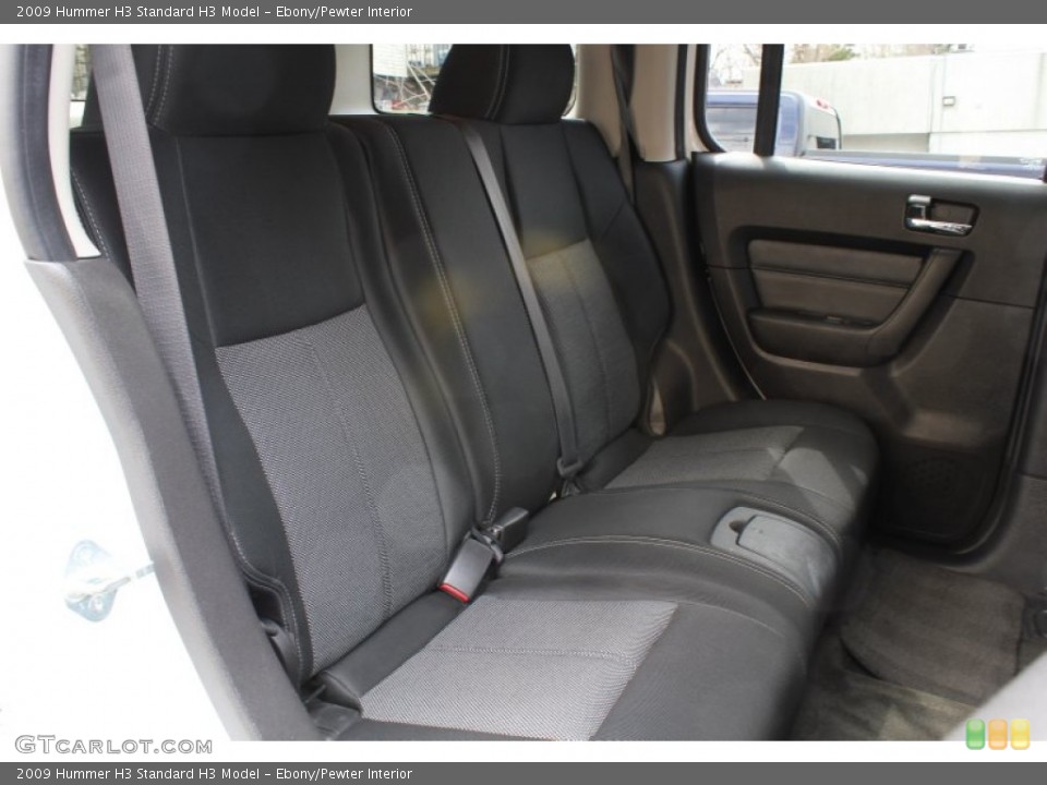 Ebony/Pewter Interior Rear Seat for the 2009 Hummer H3  #79196087