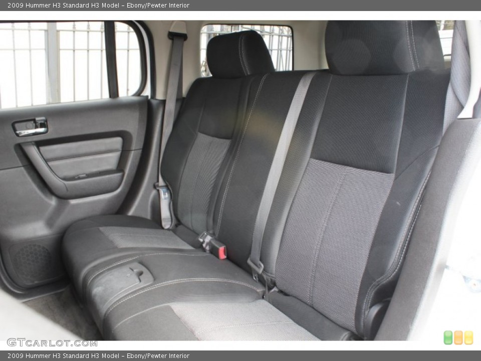 Ebony/Pewter Interior Rear Seat for the 2009 Hummer H3  #79196153