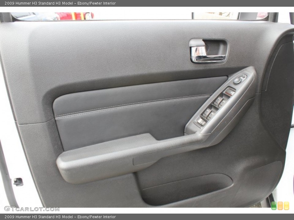 Ebony/Pewter Interior Door Panel for the 2009 Hummer H3  #79196177