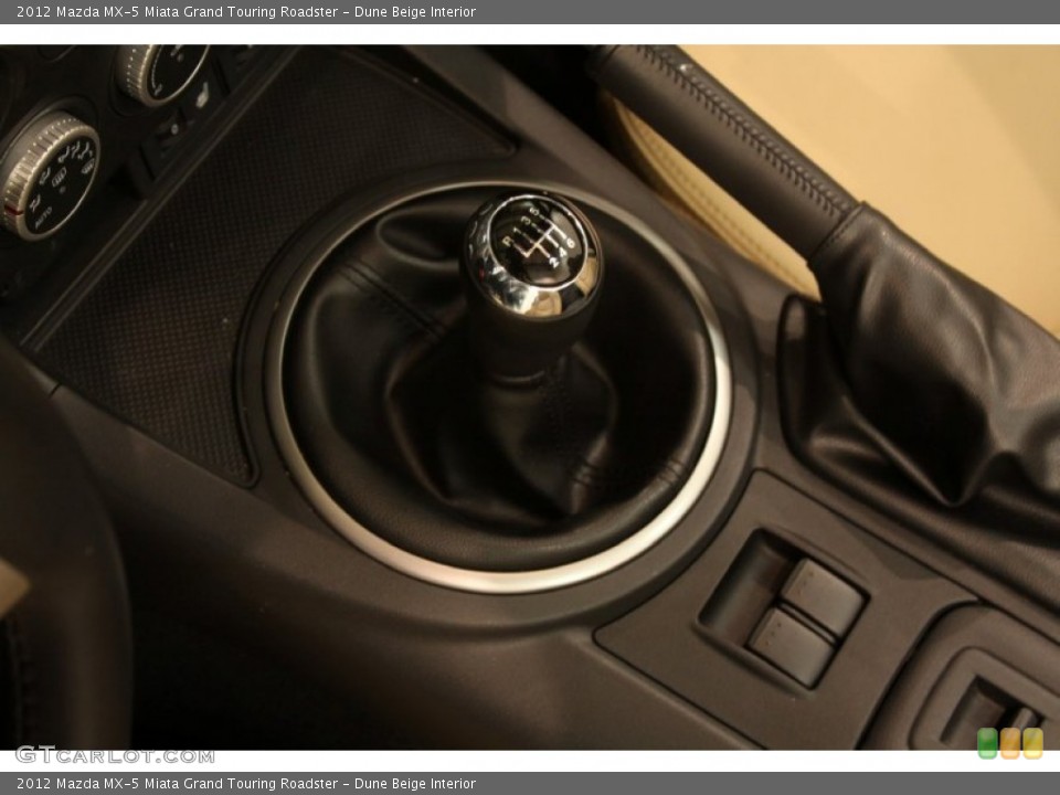 Dune Beige Interior Transmission for the 2012 Mazda MX-5 Miata Grand Touring Roadster #79196180