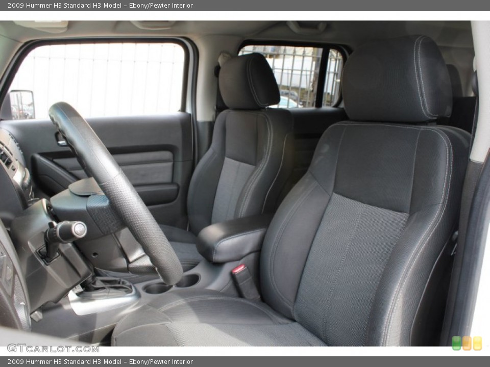 Ebony/Pewter Interior Photo for the 2009 Hummer H3  #79196186