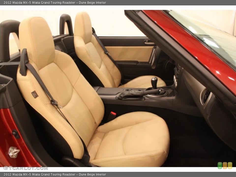 Dune Beige Interior Photo for the 2012 Mazda MX-5 Miata Grand Touring Roadster #79196189