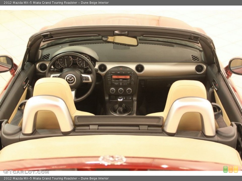 Dune Beige Interior Photo for the 2012 Mazda MX-5 Miata Grand Touring Roadster #79196215