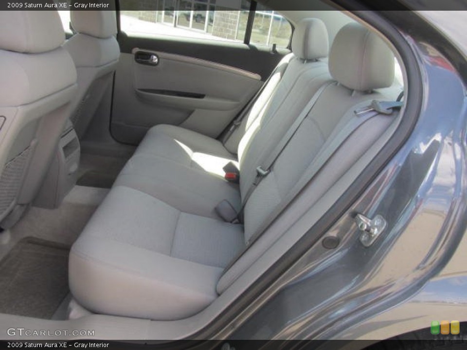 Gray Interior Rear Seat for the 2009 Saturn Aura XE #79201393