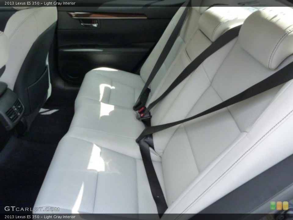 Light Gray Interior Rear Seat for the 2013 Lexus ES 350 #79201864